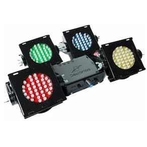 Kit 4 Canhão Led, Iluminação Dj Profissional Casa Noturna