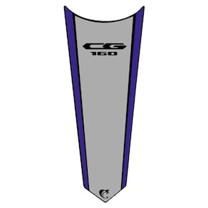 Adesivo Faixa Gravata Tanque Moto Cg Titan 125/150/160 Azul Cor Cg 125