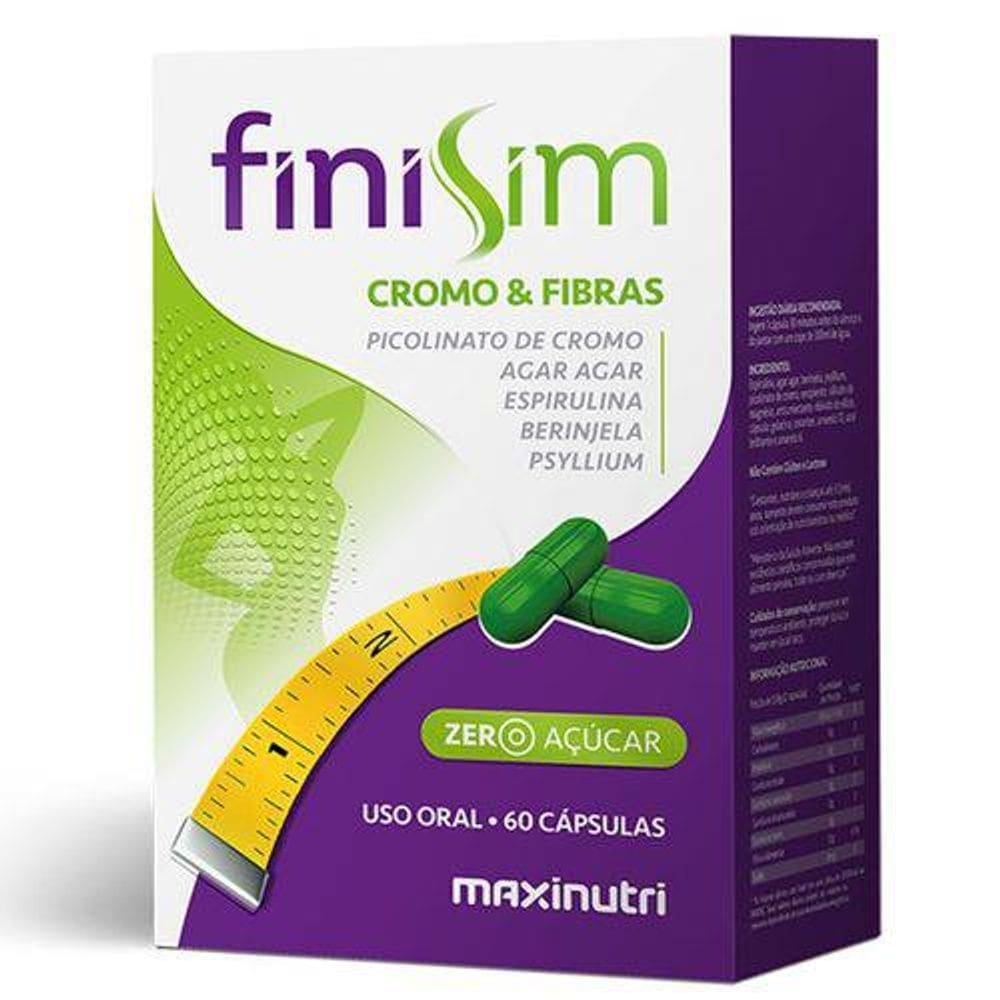 Finisim Cromo E Fibras C/60caps