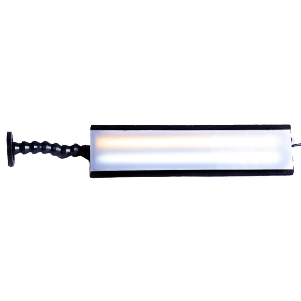 Luminária palito 10cm x 40cm 2 leds branco e amarelo