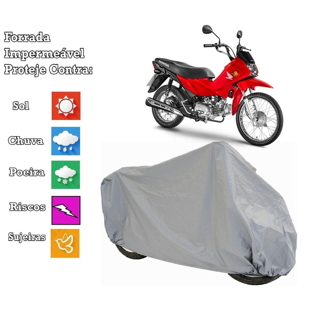 Capa cobrir moto honda pop 110 100 % impermeável e 100%