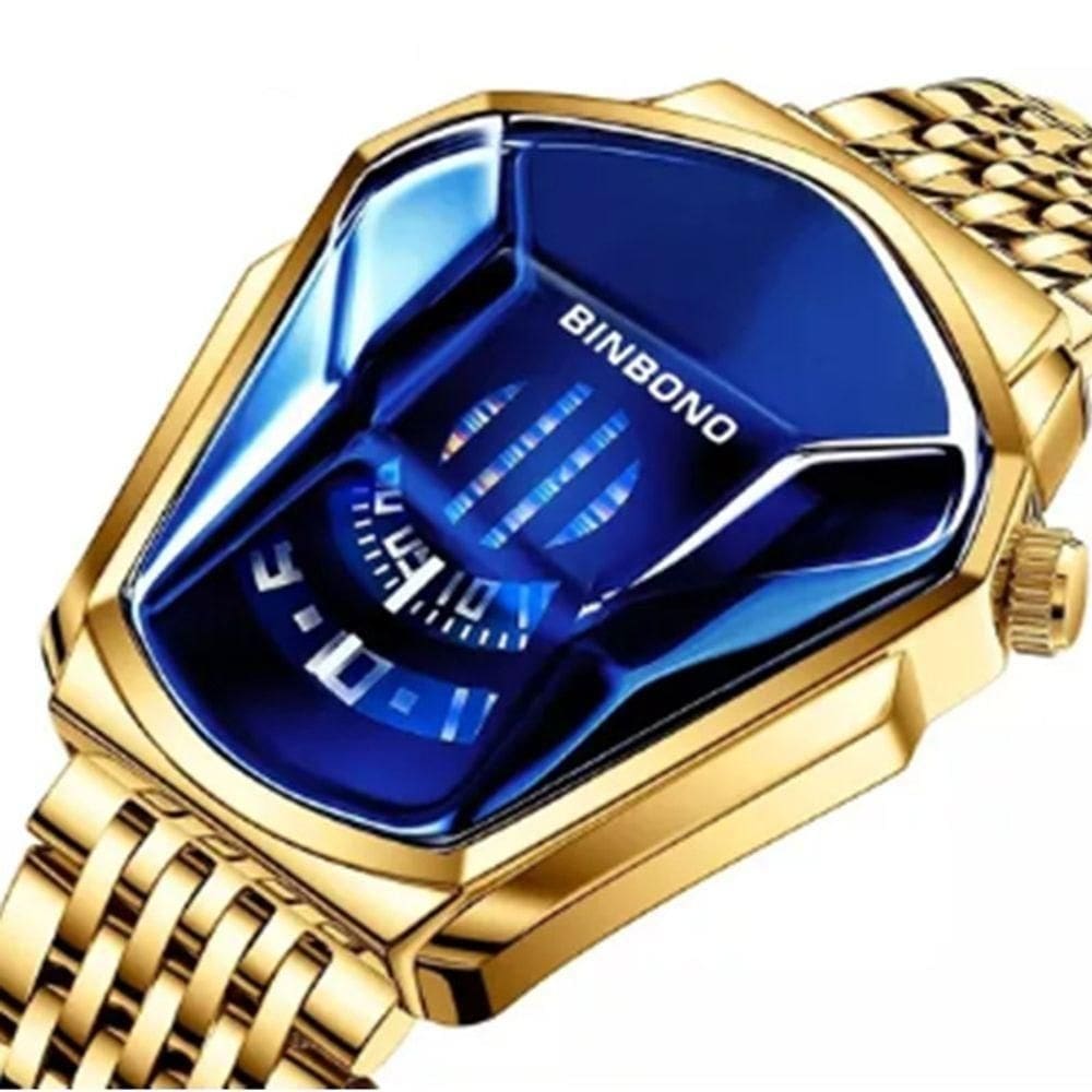 Relógio De Luxo Resistente Agua Funcional E Estiloso