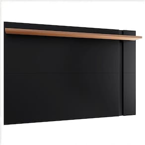 Painel Para Tv Até 70 Polegadas Extensível Flex Leme Preto Fosco/noce Milano