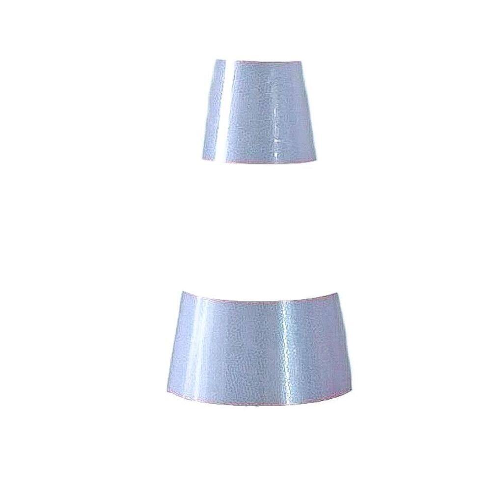 5 pares faixa adesiva refletiva branca para cone 75 cm