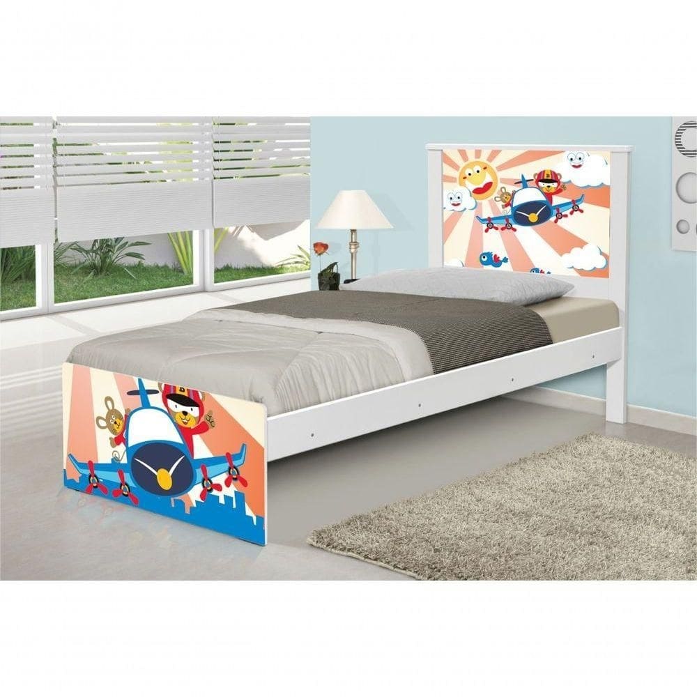 Cama Solteiro Patrulha Ursinhos Com Colchão