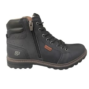 Coturno Masculino Casual Couro Com Zíper Free Way Gor