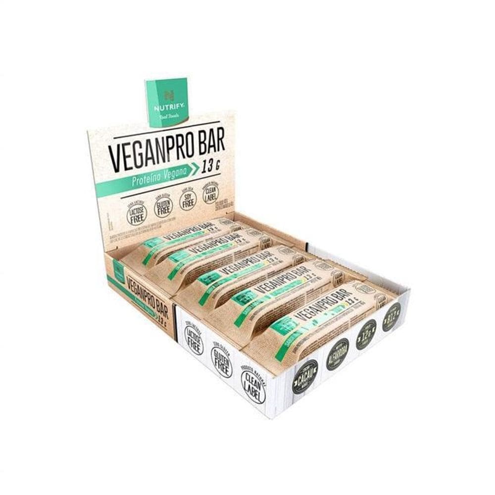 Veganpro bar nutrify 10un 40g - baunilha