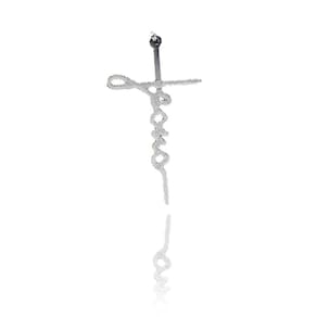Pingente Nome De Jesus Em Aço Inox [F027]