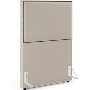 Cabeceira Box Solteiro Com Tachas 100cm L02 Creme