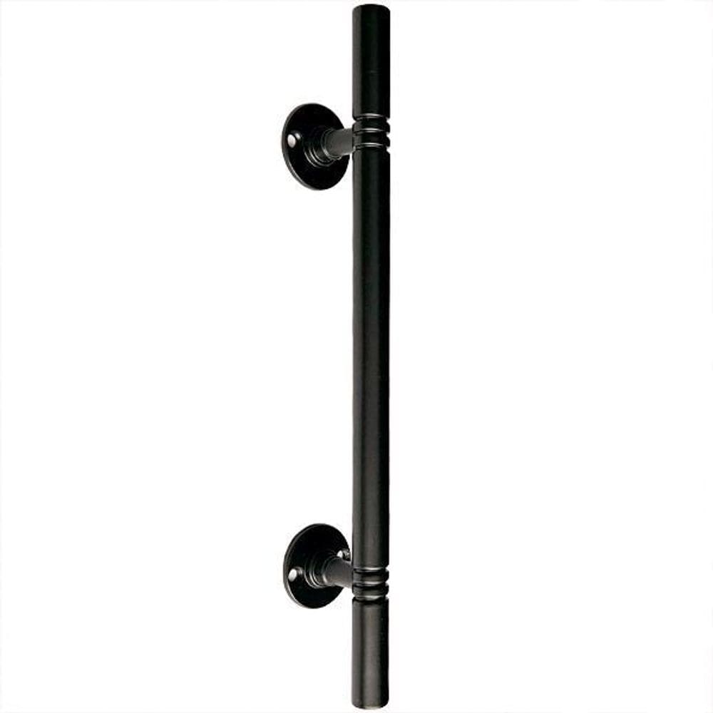 Puxador Duplo Italy Preto Fosco 248Mm Porta Pivotante Correr