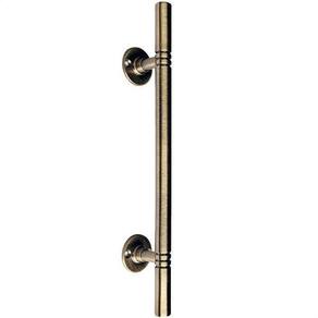 Puxador Duplo Italy Bronze Antigo 248Mm Porta Pivotante