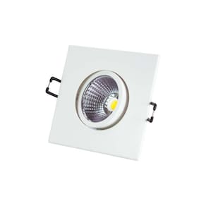 Spot Led Taschibra Embutir Quadrado Tsql 405 5w Alumínio 6500k Luz Fria