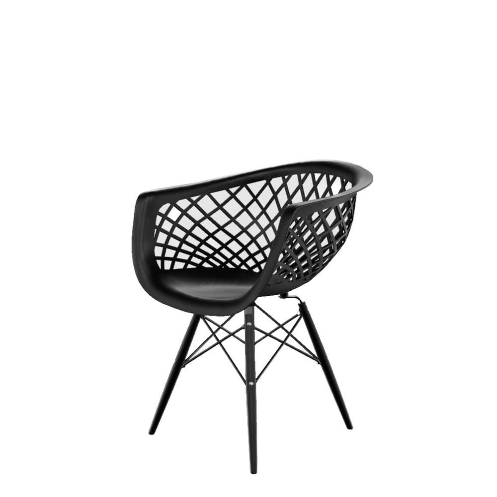 Cadeira para Sala de Jantar Web Dsw Inj Preto