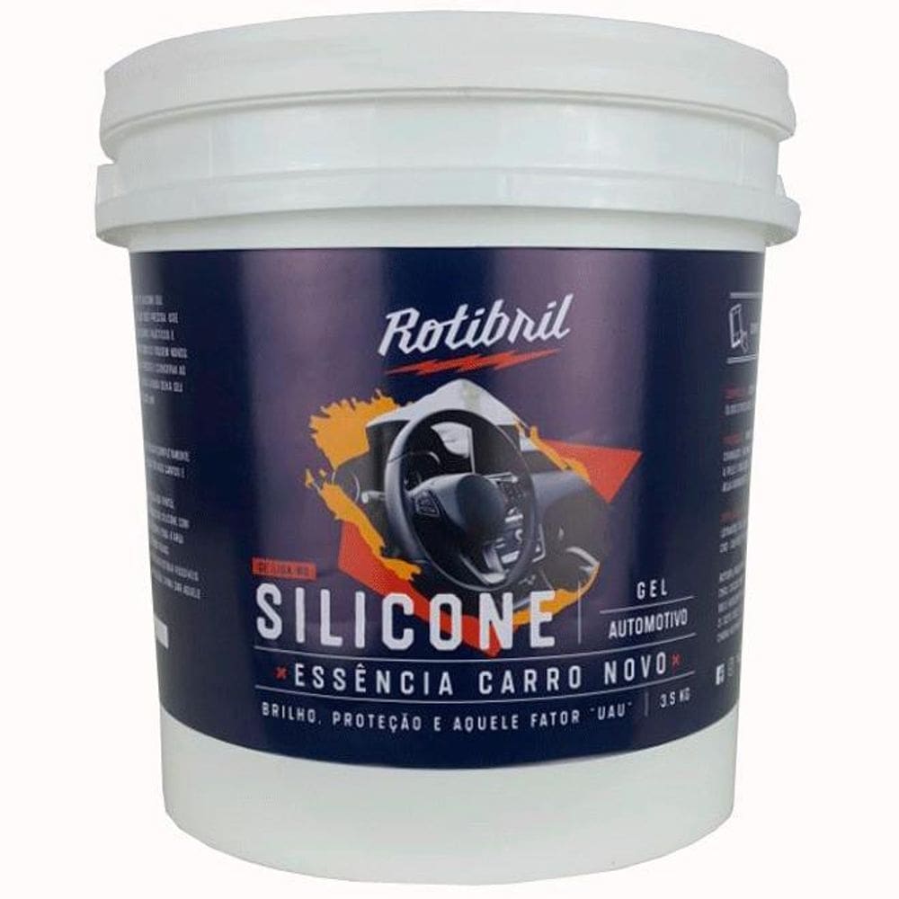 Rotibril silicone gel 3,5kg - aroma carro novo