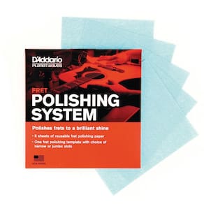 Flanela Para Polimento Trastes (5 Unidades) D Addario PW-FRP [F035]