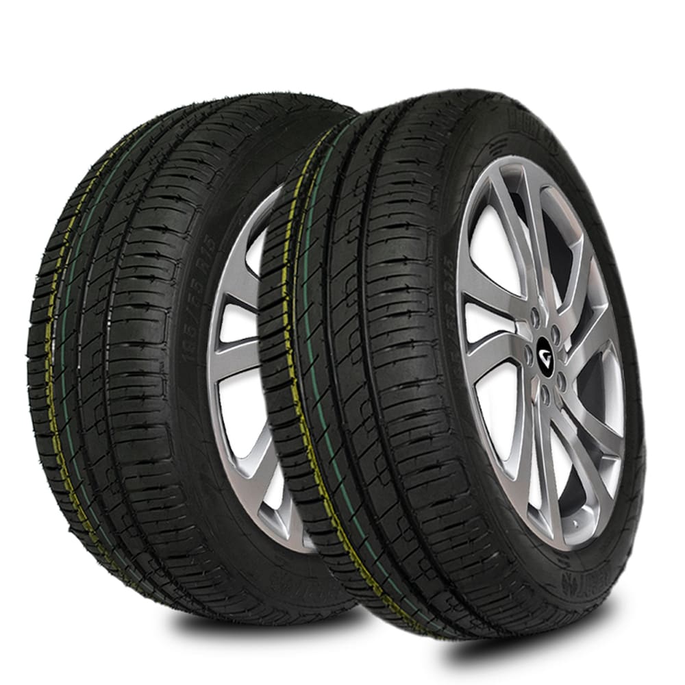Jogo 2 Pneus 185/60 R15 Remoldado