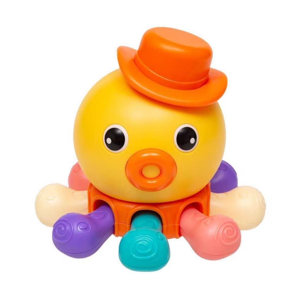 Brinquedo De Atividade Polvo para Bebê Estimula a Audição