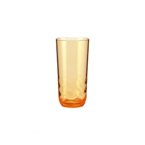 Copo 400 Ml Plástico Cor Laranja Flame Linha Wave Coza Laranja
