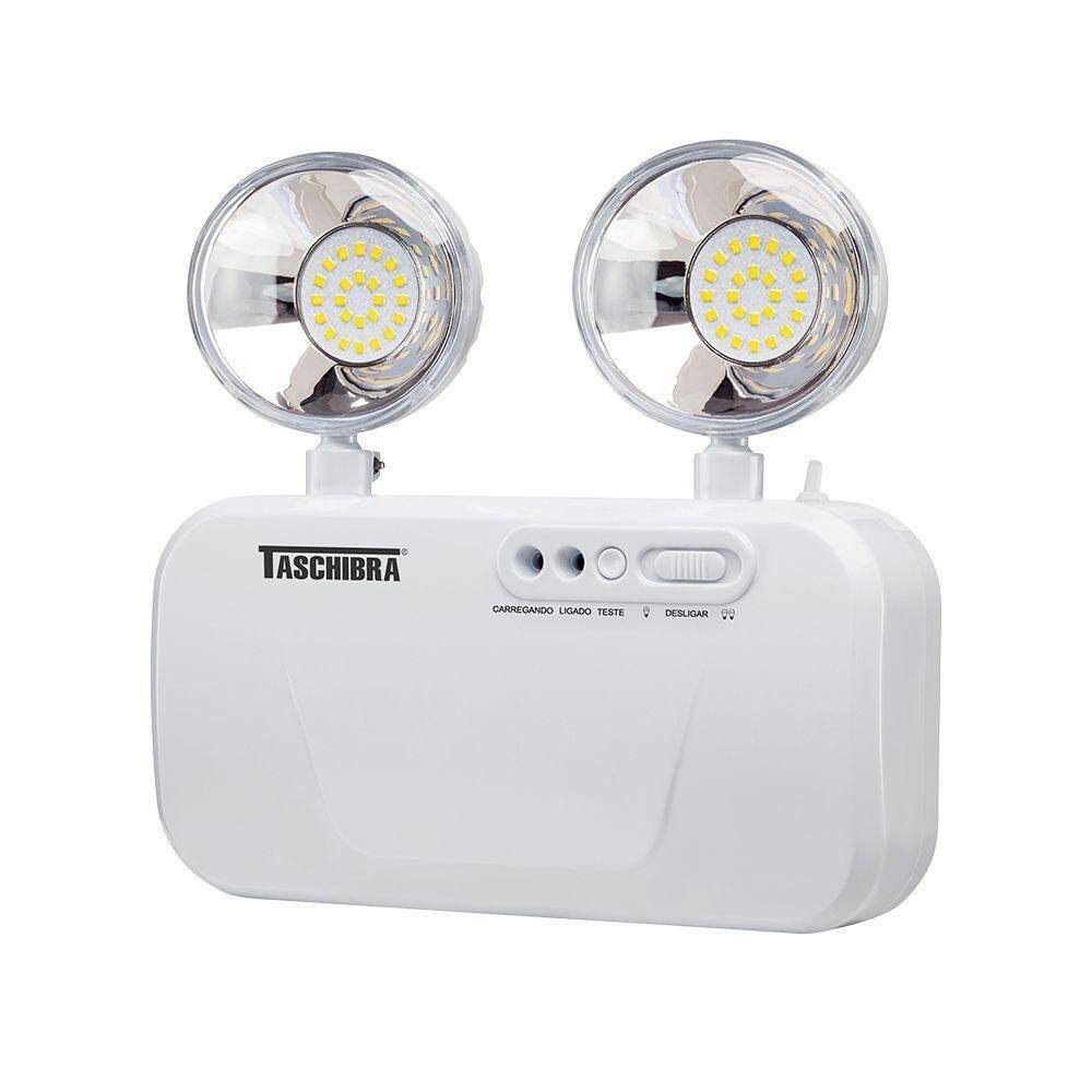 Luminária Emergência Bloco Autônomo Taschibra Profissional 1200 Lm Bivolt