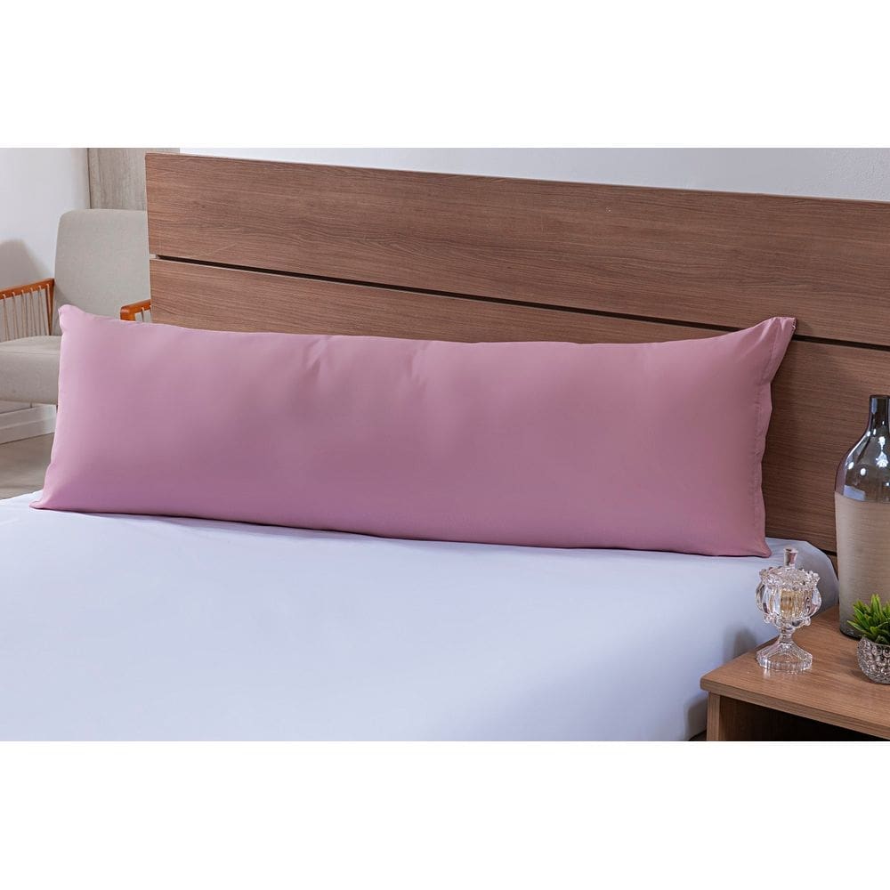 Fronha Para Travesseiro de Corpo 1,50mx50cm 100% Algodão 200 Fios Rosê