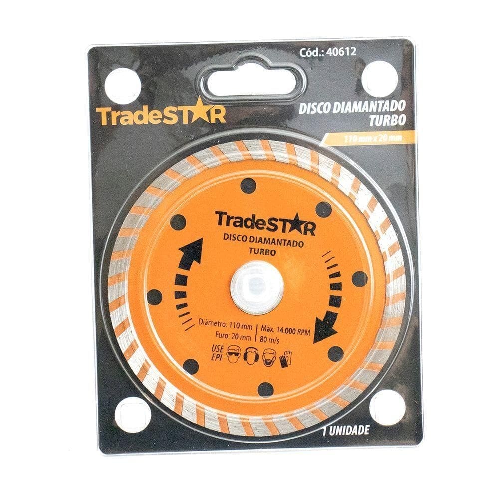 Disco Diamantado Turbo 110x20 Mm