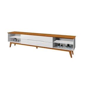 Rack Para Tv 1.80 Real Branco Nature