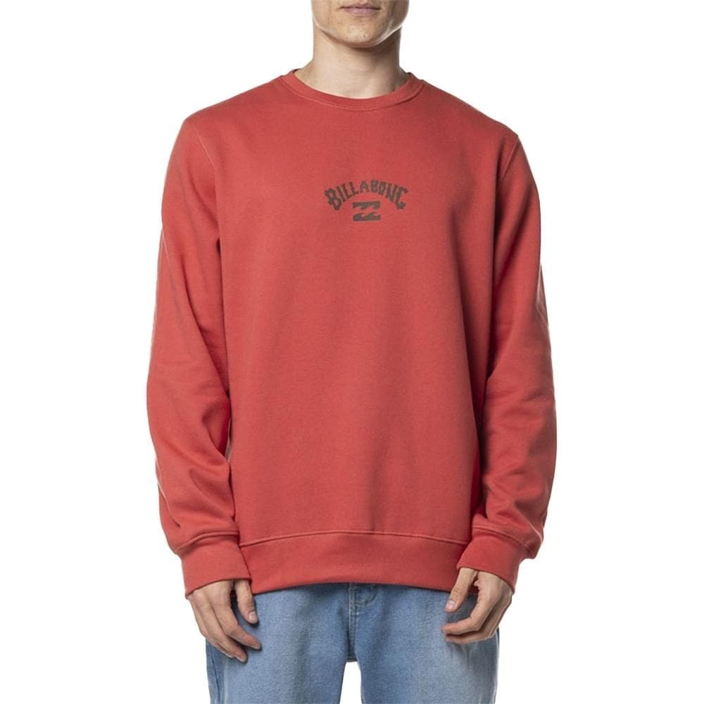 Moletom Billabong Careca Mid Arch 280G WT24 Masculino Telha