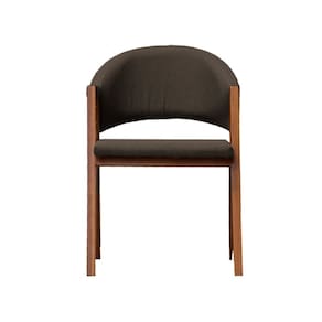Cadeira de Jantar Essencial Luxo Veludo Marrom