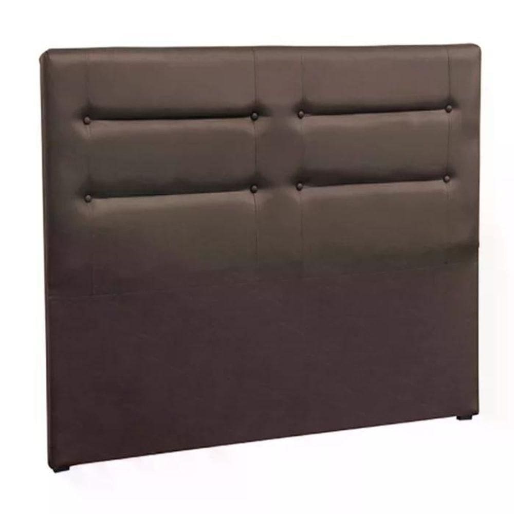 Cabeceira Casal 140cm Isis Suede Chocolate