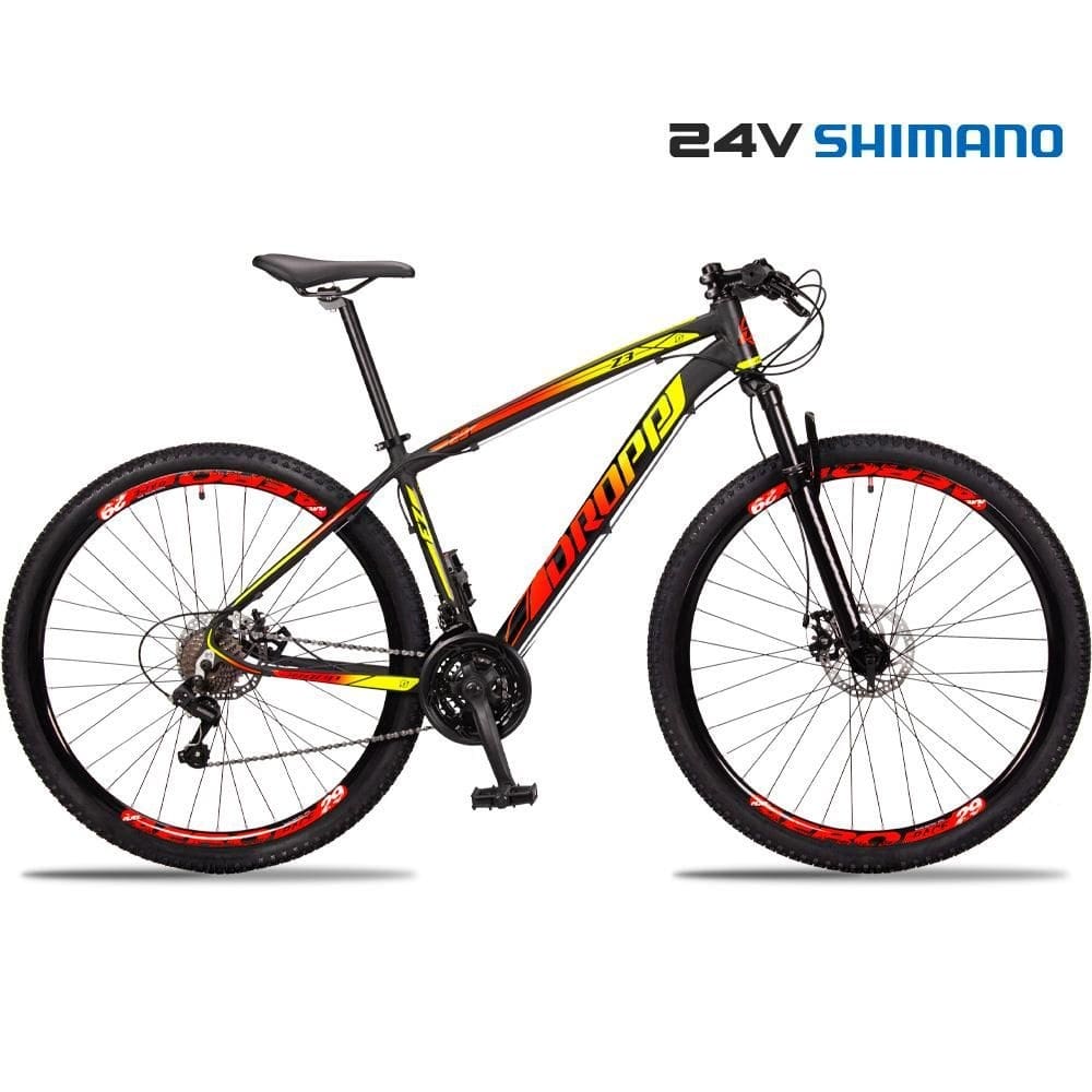 Bicicleta 29 Dropp Z3 Shimano TZ 24 Vel Freio a Disco MTB Alumínio