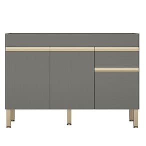 Balcão de Pia Line 120 cm Gris - Kits Paraná