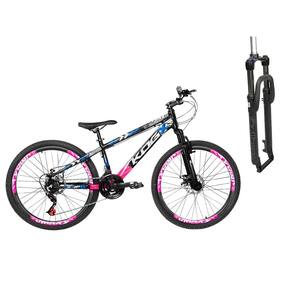 Bike Aro 26 KOG 27v F. Hidraulico Com Trava Tipo Viking X25