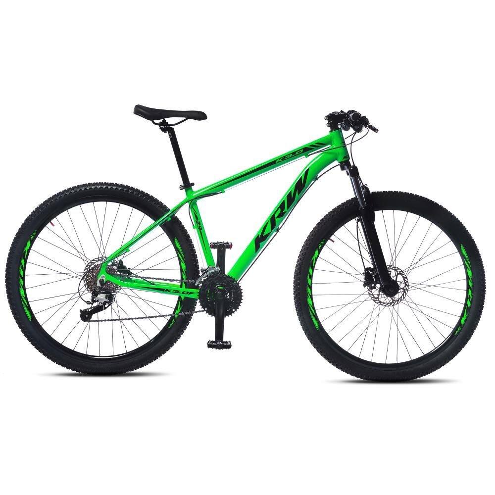 Bicicleta Krw S61 Disc H Aro 29 Susp. Dianteira 24 Marchas - Verde/preto