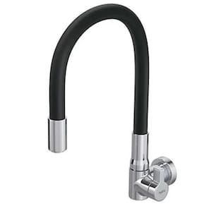 Torneira parede flexível gourmet hydramotion preta silicone