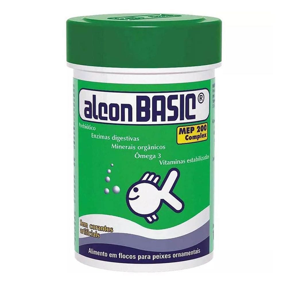 Ração em flocos para peixes ornamentais alcon basic - 50g