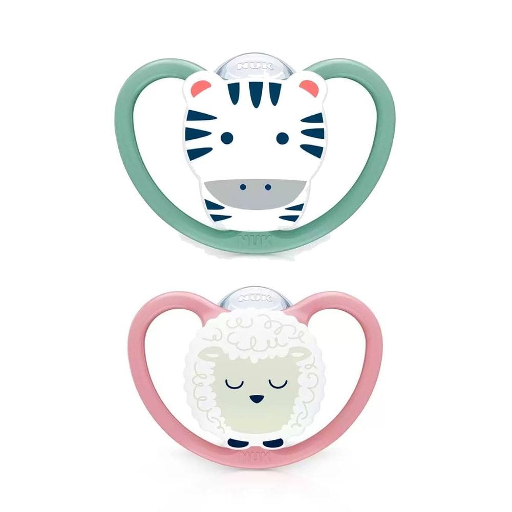 Kit 2 Chupetas Space Girl 6+ Meses Rosa - Nuk