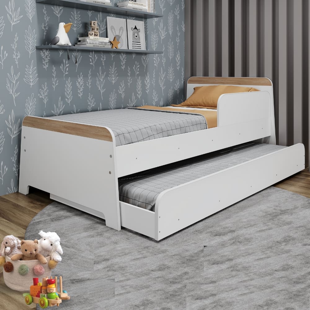 Cama Infantil Bicama Lorenza Branco - Movelbras