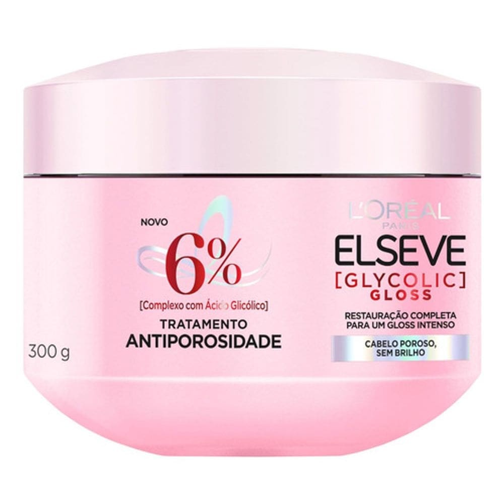 Máscara Elseve Glycolic Gloss 300 G