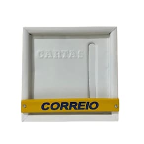 Caixa de Correio Correspondência Grade Portão Vertical Com Mola