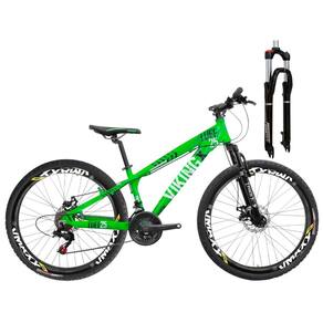 Bicicleta Aro 26 VikingX Tuff25 27v Freio Hidráulico e Trava