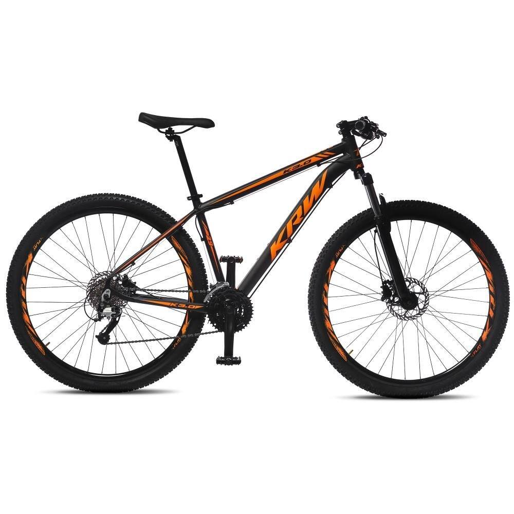 Bicicleta Krw S61 Disc H Aro 29 Susp. Dianteira 24 Marchas - Preto/laranja