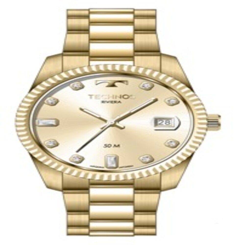 Relógio Technos Masculino Riviera Dourado 2415DU/1D