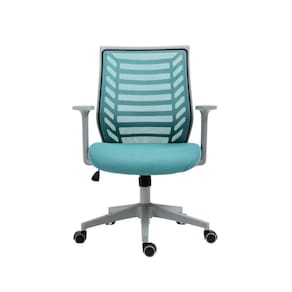 Cadeira de Escritório Diretor Pelegrin PEL-0238 Cinza e Verde