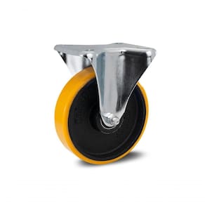Rodizio Fixo 5 Pol. Industrial Pu Roda De Ferro Colson