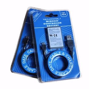 Kit bateria controle 4 ps4 dualshock 2000mh 3,7vv cabo