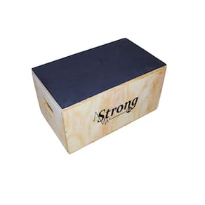 Caixa de salto strongfit 3 em 1 - resistente 150kg