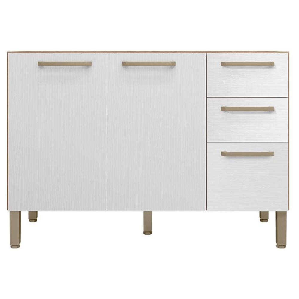 Balcão de Pia Mad Versalhes 120 cm Freijó Supremo - Kits Paraná