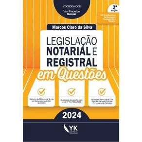 Legislação Notarial E Registral Em Questões - 2024