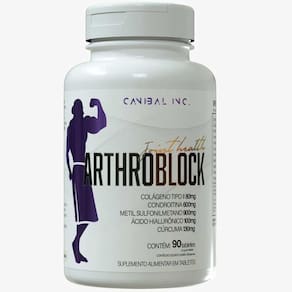 Arthroblock colágeno tipo 2 80mg com 90 comprimidos canibal