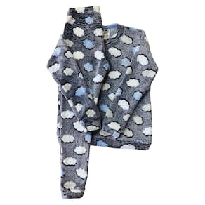 Pijama Manga Longa Infantil Inverno Nuvem - Tam. 06